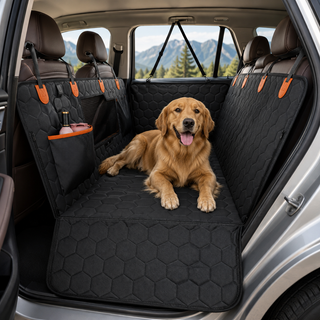Baskine Dog Backseat Extender – Hard Bottom Car Seat Cover